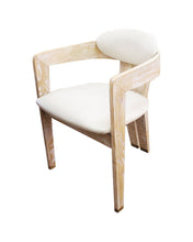 Load image into Gallery viewer, Interlude Maryl-III Dining Chairs, washed White Sungkai Wood
