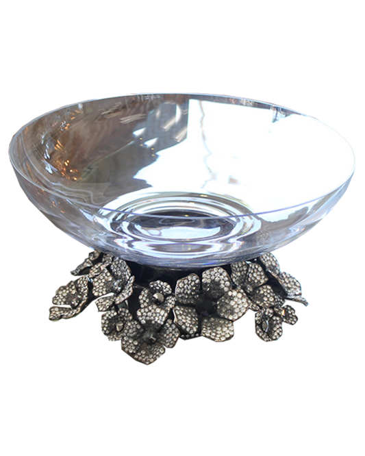 Thorson Hosier Swarovski Crystal Flower Bowl