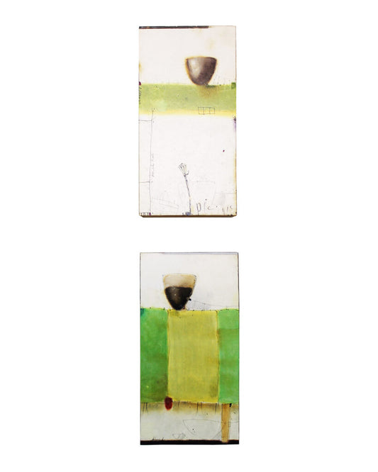 Signed Bieniek 2003 Acrylic on Board Art