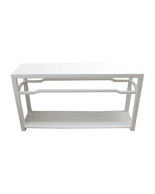 White Lacquer Console 60W 16D 32.25H