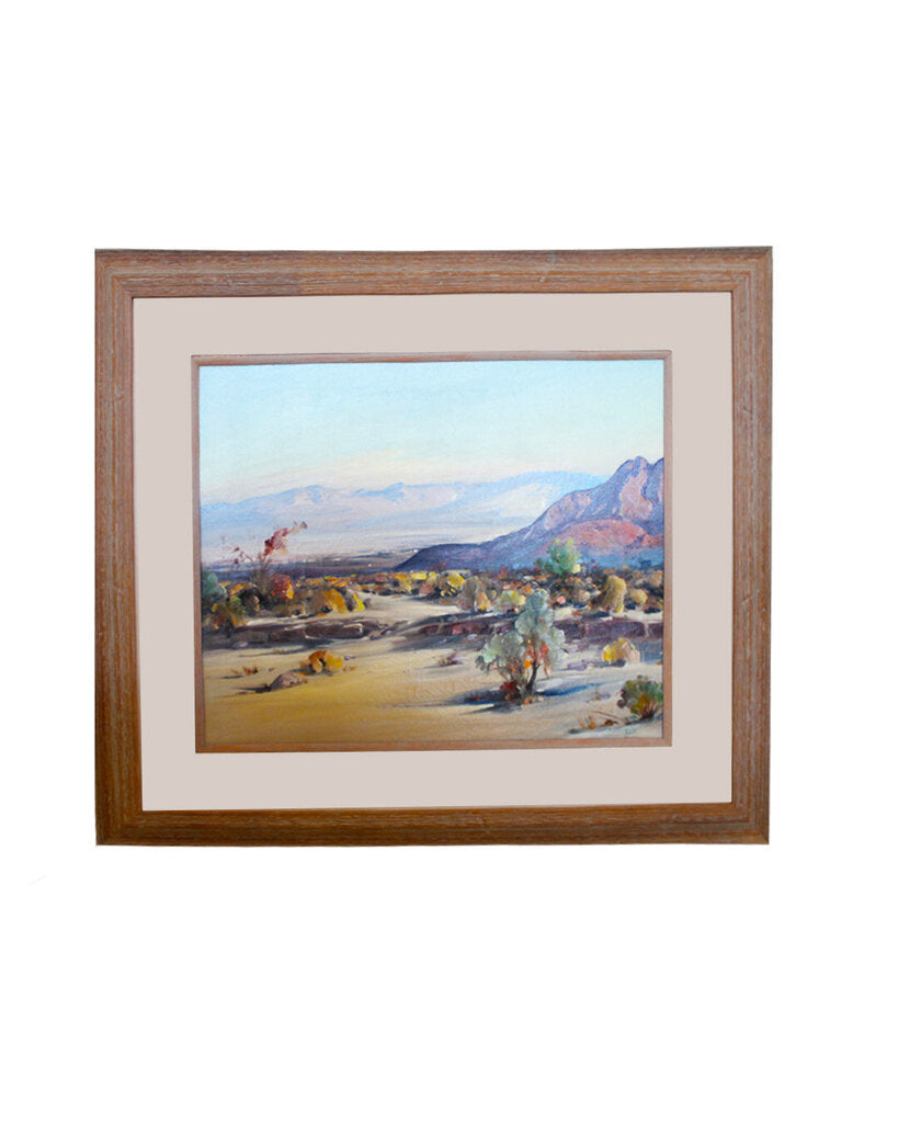 California Desert Landscape Oil on Canvas by Earl Tarr