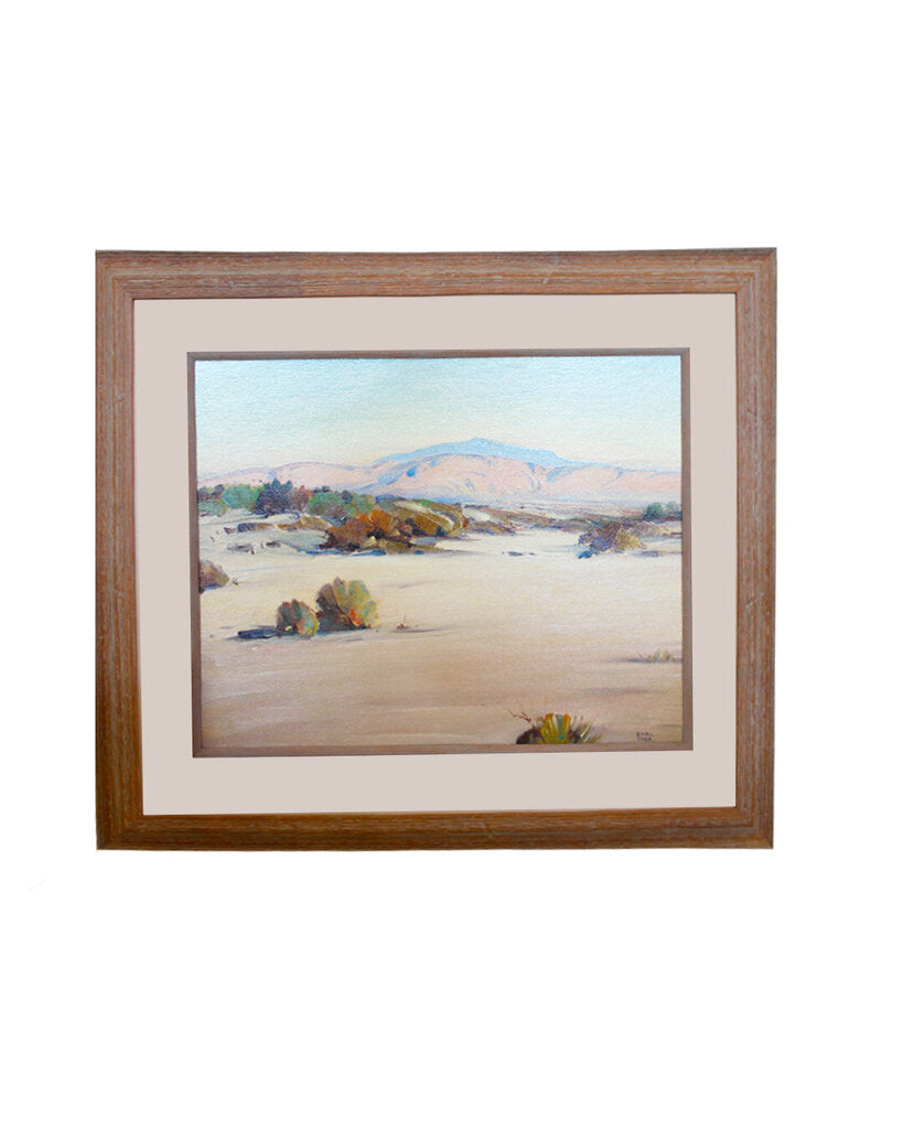 California Desert Landscape Oil on Canvas by Earl Tarr