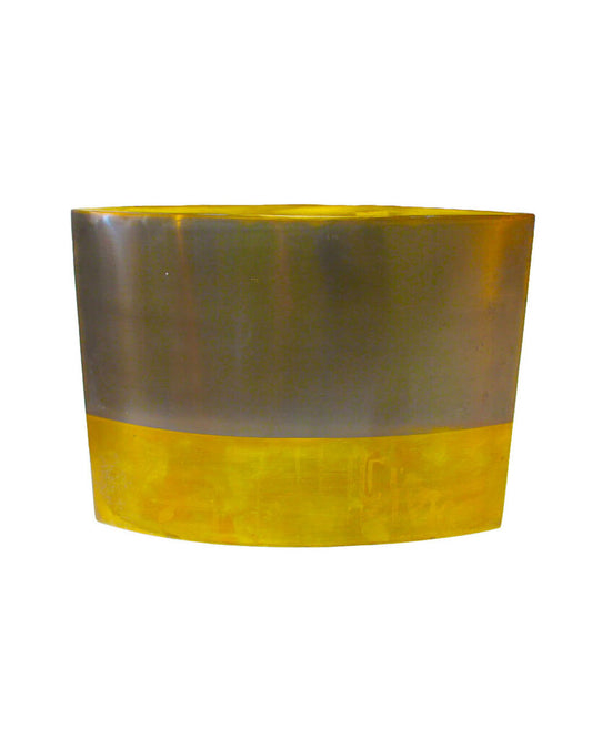 Michael Arams Sculptural Brass & Bronze Candle Holder