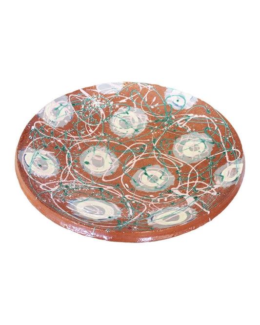 Signed "Ritbone" Ltd. Ed. Glazed Painted Bowl