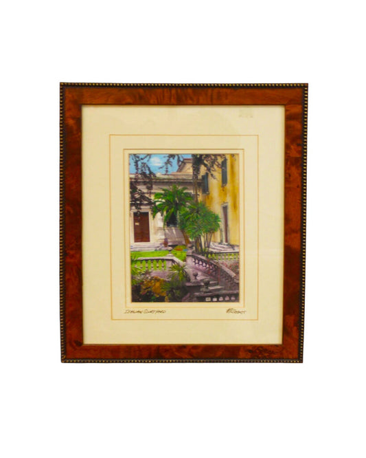 "Italian Courtyard" Print by Martin Roberts