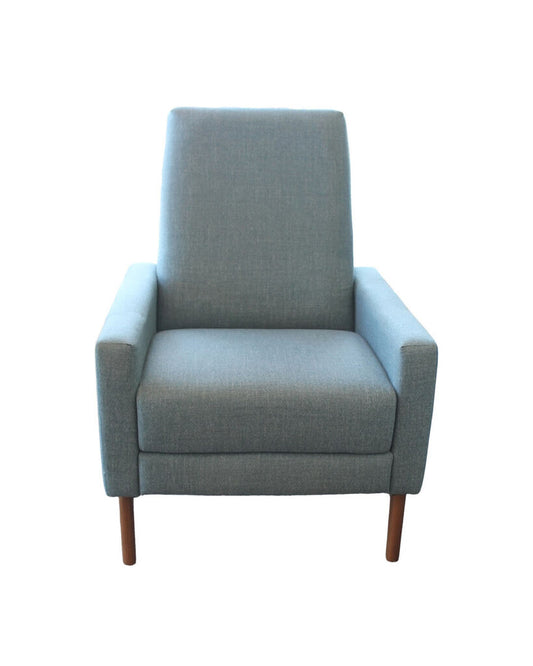 Design Within Reach Blue Upholstered Recliner