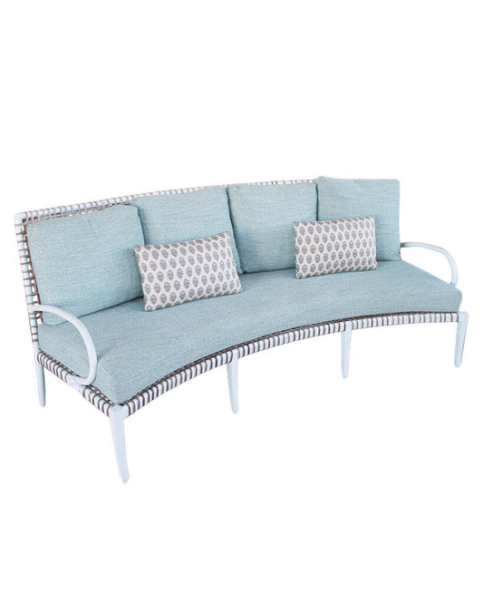 Walters Wickers Delta Collection Curved Sofa