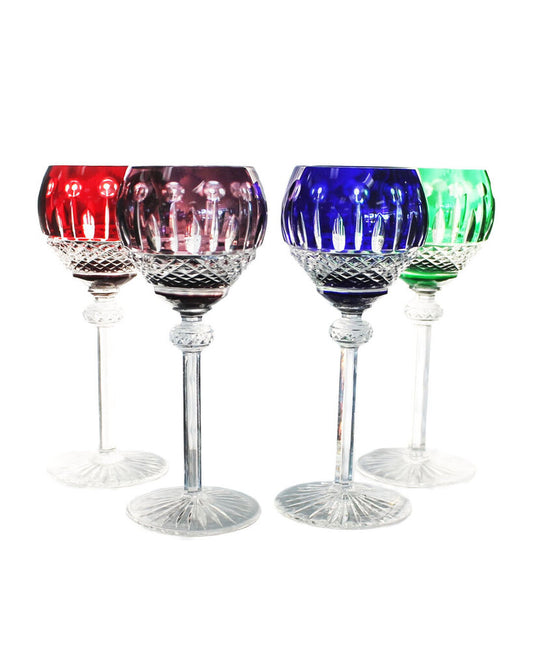Godinger King Louis Hock Wine Crystal Legends Cut to Crystal