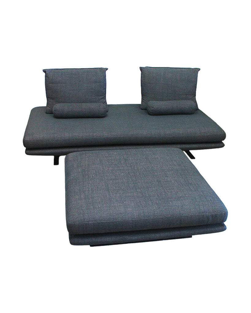 Ligne Roset Two Prado Sofas & Ottoman 80W 40D 16.5SH 39H