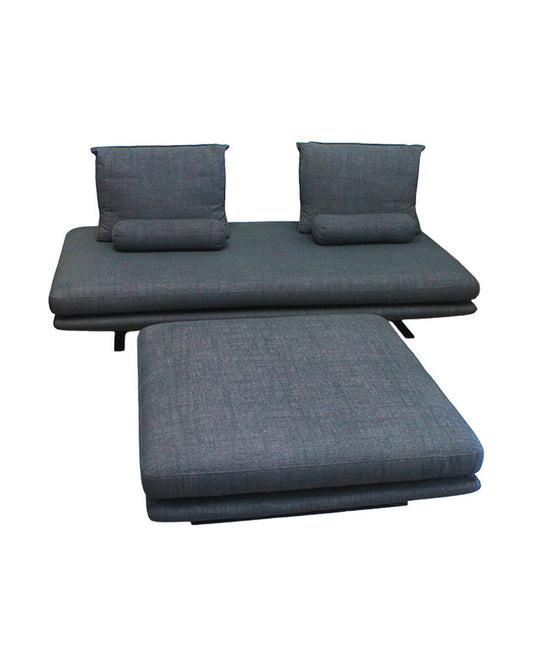 Ligne Roset Two Prado Sofas & Ottoman 80W 40D 16.5SH 39H