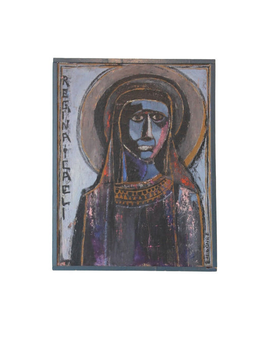 "REGINA CAELI" Signed by Ordonez, Framed Art on Canvas 17" x 22.25"