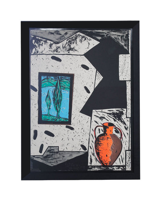 "Landscape" Artist Proof #3 by Italo Scanga 35" x 47"
