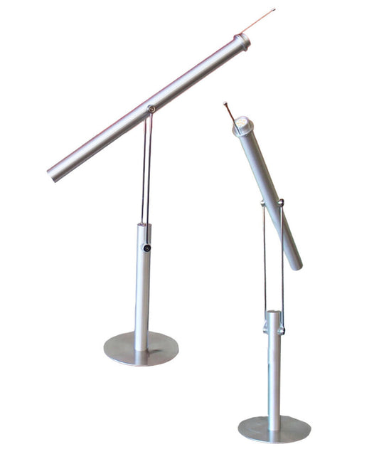 Adjustable Aluminum Desk Lamps, Concealed Cord 35H - PAIR