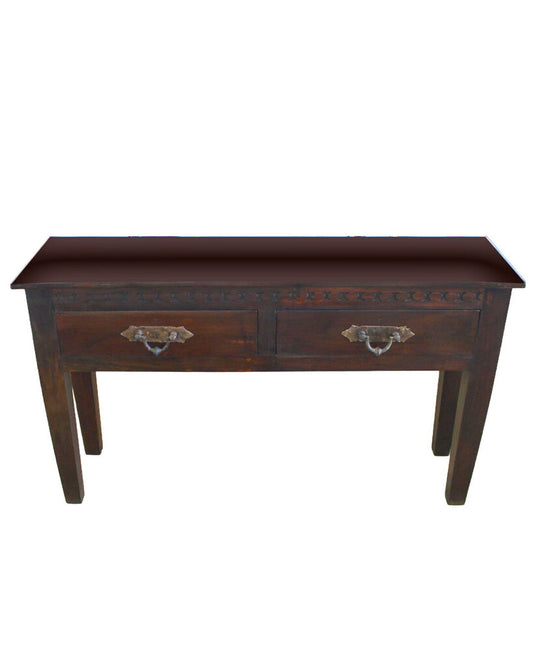 Dark Wood Sideboard 54.25 x 16.5 x 31H