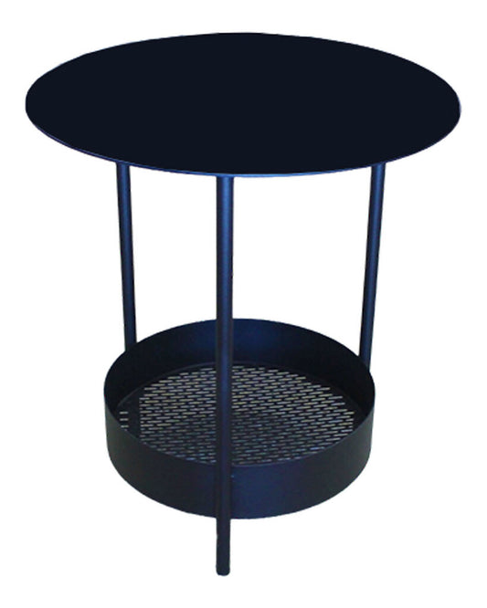 Fermob Black Salsa Side Table 19Dia 21.75H