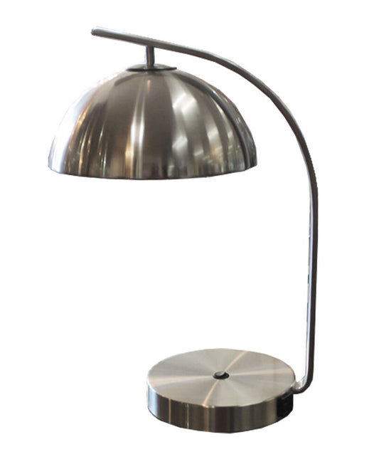 Hooded Aluminum Desk Lamp w/USB Charging Port 19.5H (PAIR)