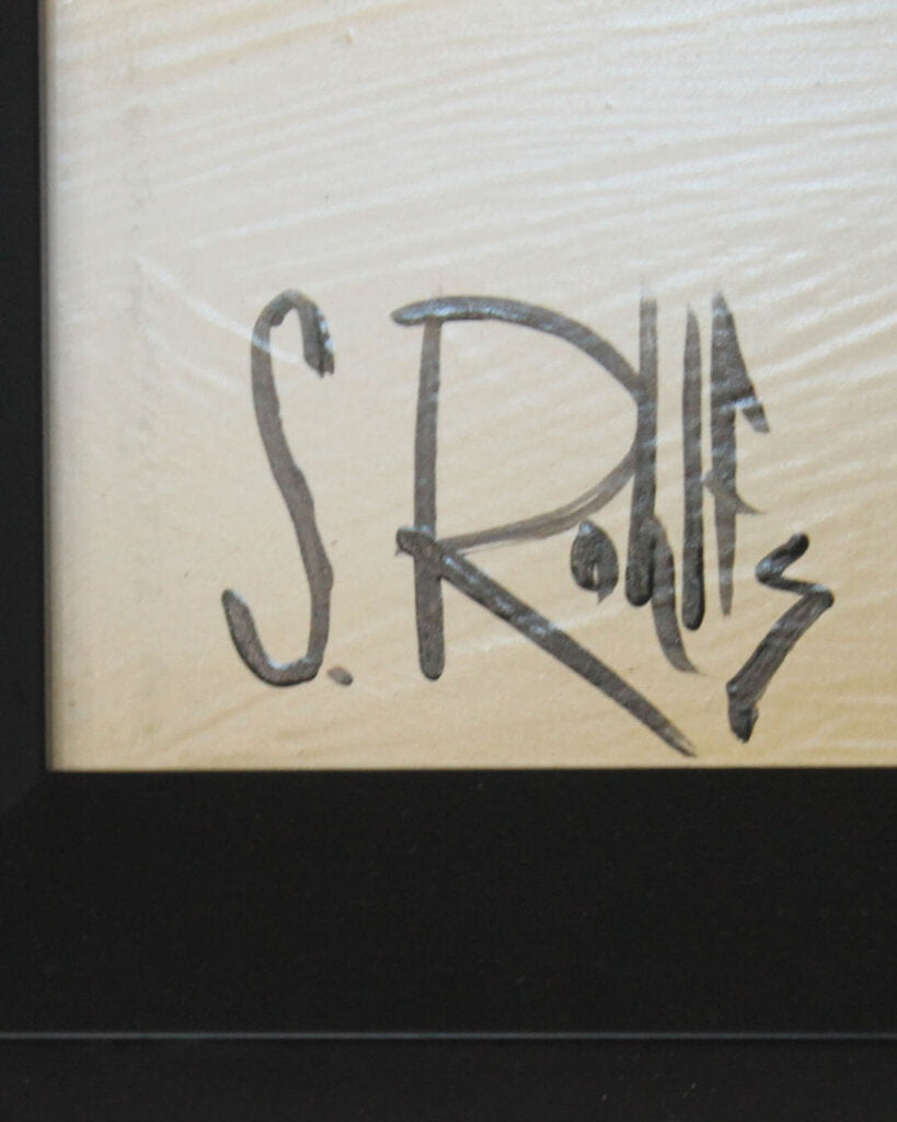 Signed Scott Rohlfs Acrylic Painting "Busting Out" 27.5W 39.5H