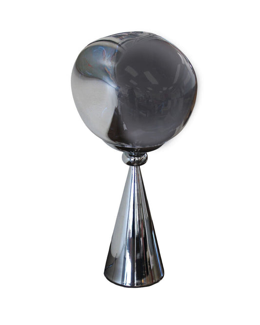 Tom Dixon Melt Floor Lamp, Black Small Conical Base/ Gold Top 57.5H