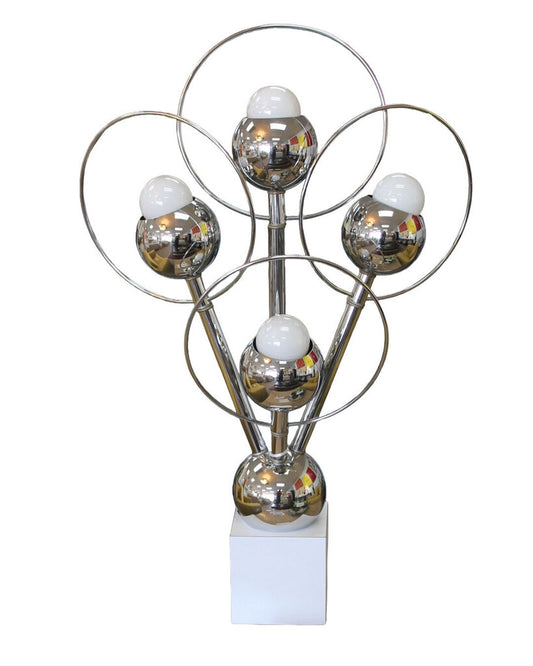 Mid Century Modern Atomic Era Sputnik Table Lamp