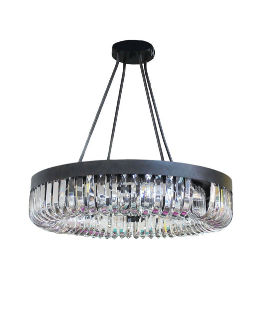 Crystorama Alister Collection 10-Light Chandelier 28"Dia x 30"H (AS IS)