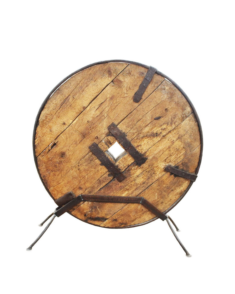 Anique Ox Cart wheel from the 1600's 29Dia