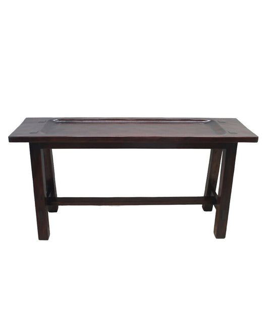 South Cone Trading Co. Lacquered Solid Wood Console 67W 19D 33H