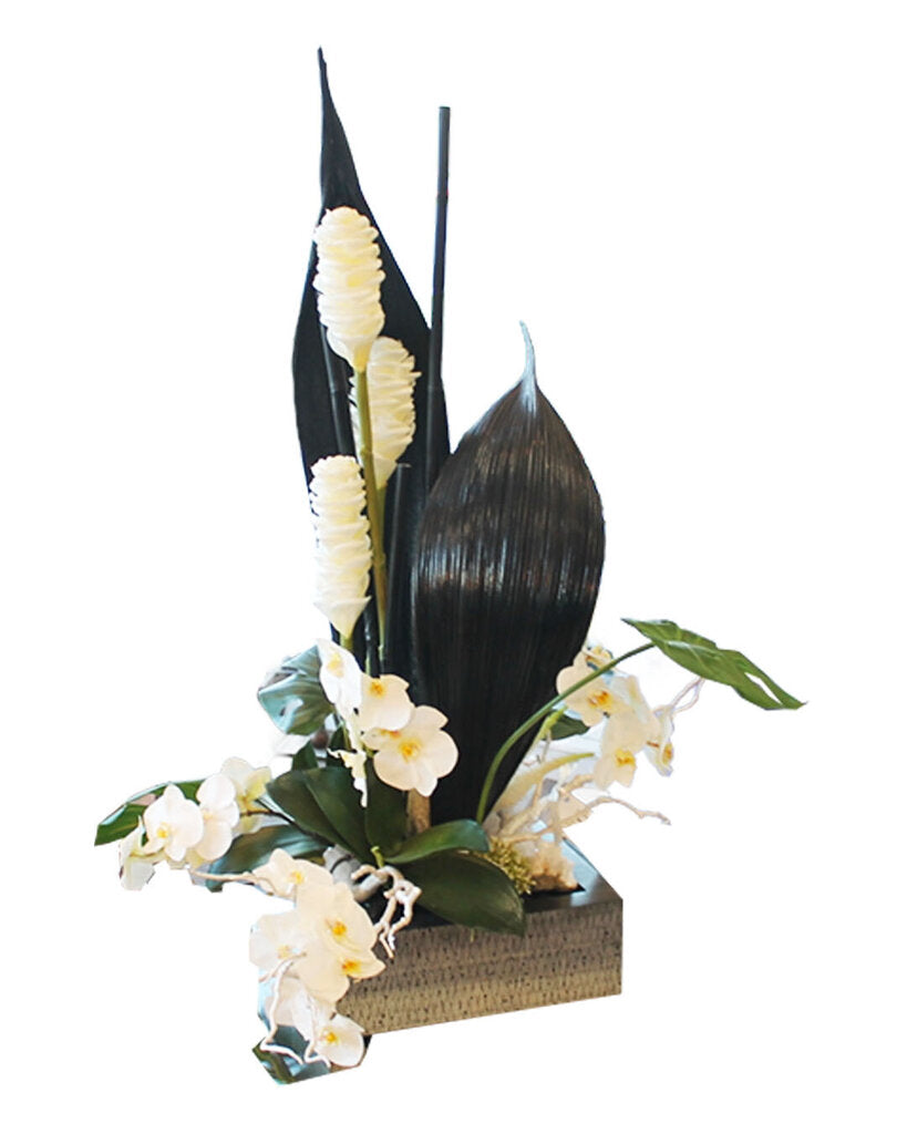 New Floral Arrangement w/Crystal