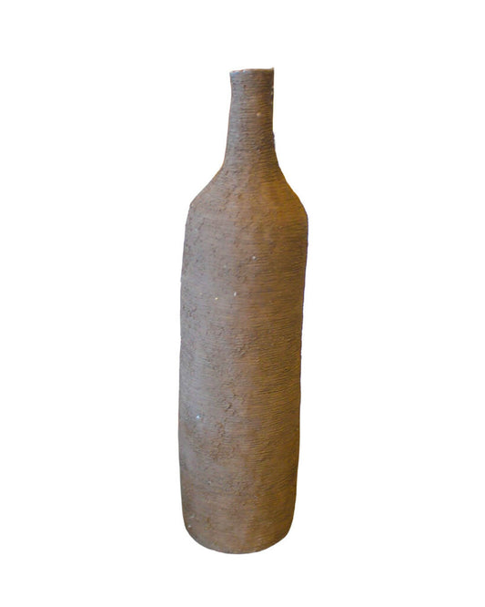 Morandi Black Textured Vessel 4.25Dia 16.5H - FIRM