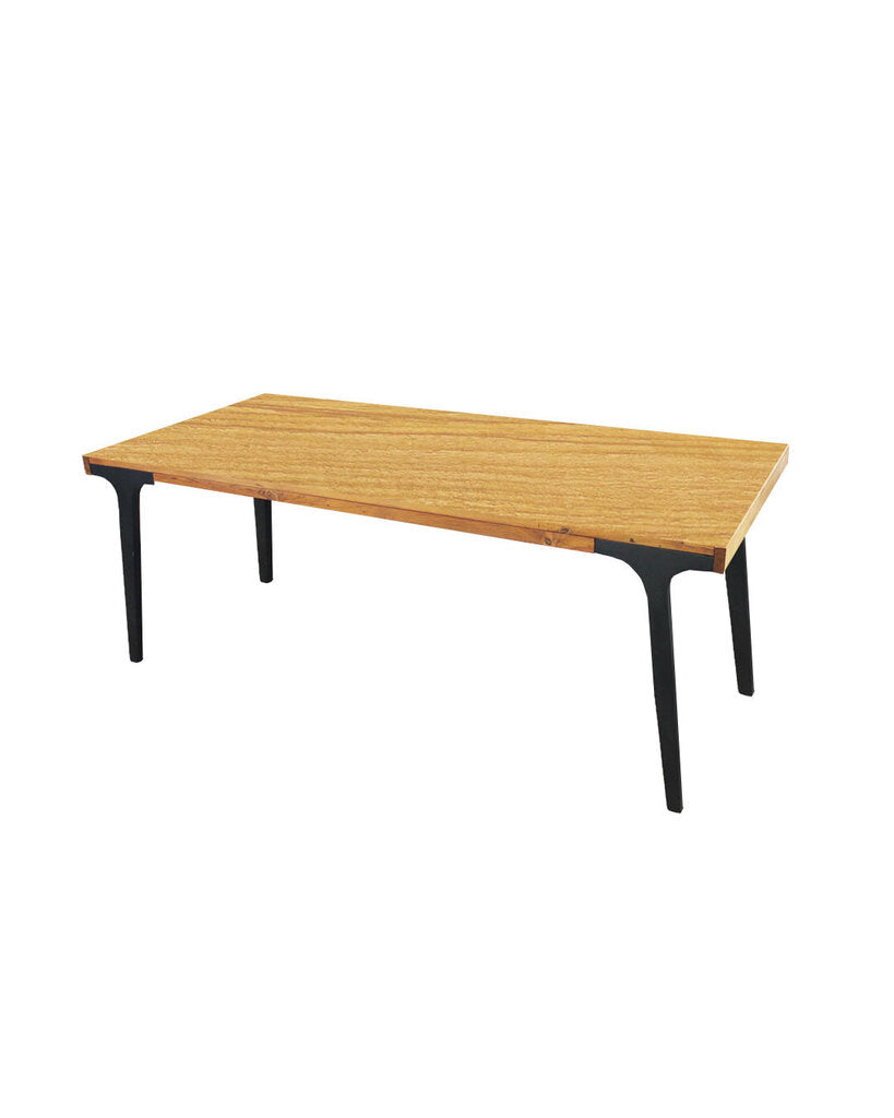 Crate & Barrel Lakin Teak Extendable Dining Table 81W 38D 30H (2 leaves 19"each)