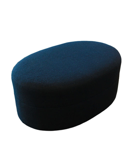 RC Furniture Kaitlyn Oval Ottoman on Casters 43 x 28 x 17.5"H