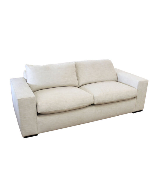 A. Rudin Modern Upholstered Two Seat Sofa 84W 39D 35H