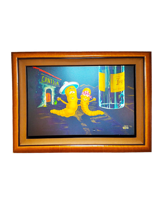 "Last Call Hector and Lupe" Signed Michael (Godard) AP 31/100 Giclee on Canvas 53.75 x 39.75