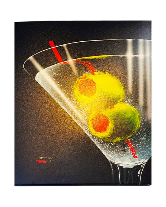 "Classic Martini" Signed (Michael) Godard, Ltd Ed 288/300 Giclee on Canvas 28 x 37.5H