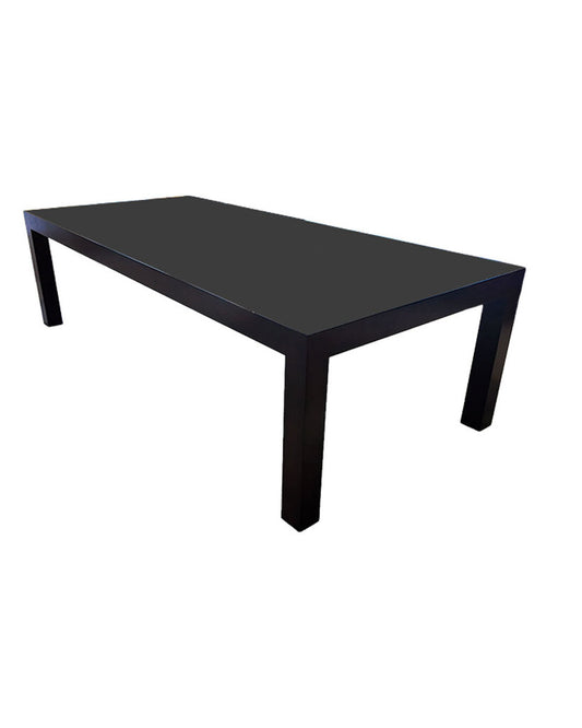 Custom Hardwood w/Ebony Finish Dining Table