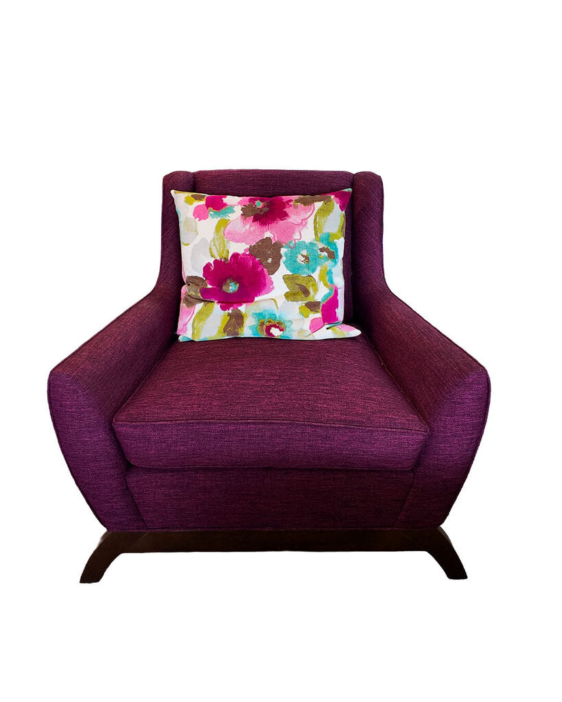 Joybird Furniture Modern Owen Chair, Upholstered w/Wood Base 39W 36D 34H