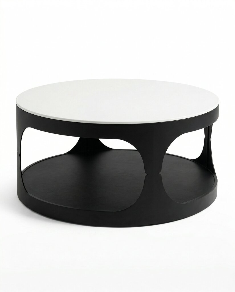 Nina Magon Magritte Round Cocktail Table 39.75"Dia x 16.75"H