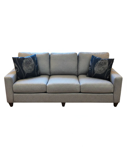 Bassett Upholstered Grey Sofa