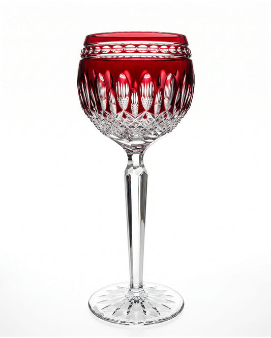 Waterford Crystal Clarendon Ruby Hock Wine 8H - SET OF 4