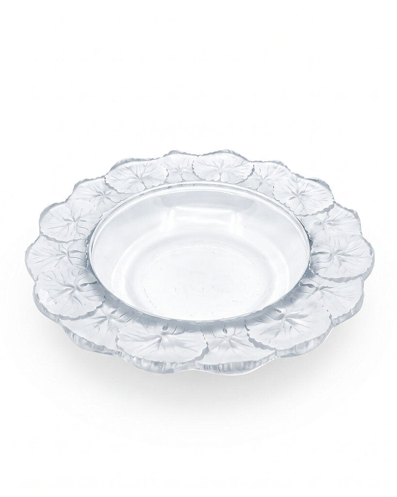Lalique Honfleur Crystal Bowl 11Dia x 2H - AS IS