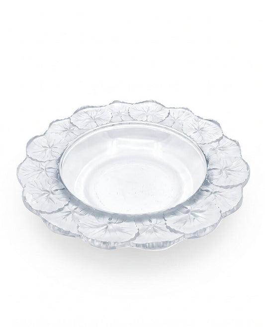 Lalique Honfleur Crystal Bowl 11Dia x 2H - AS IS