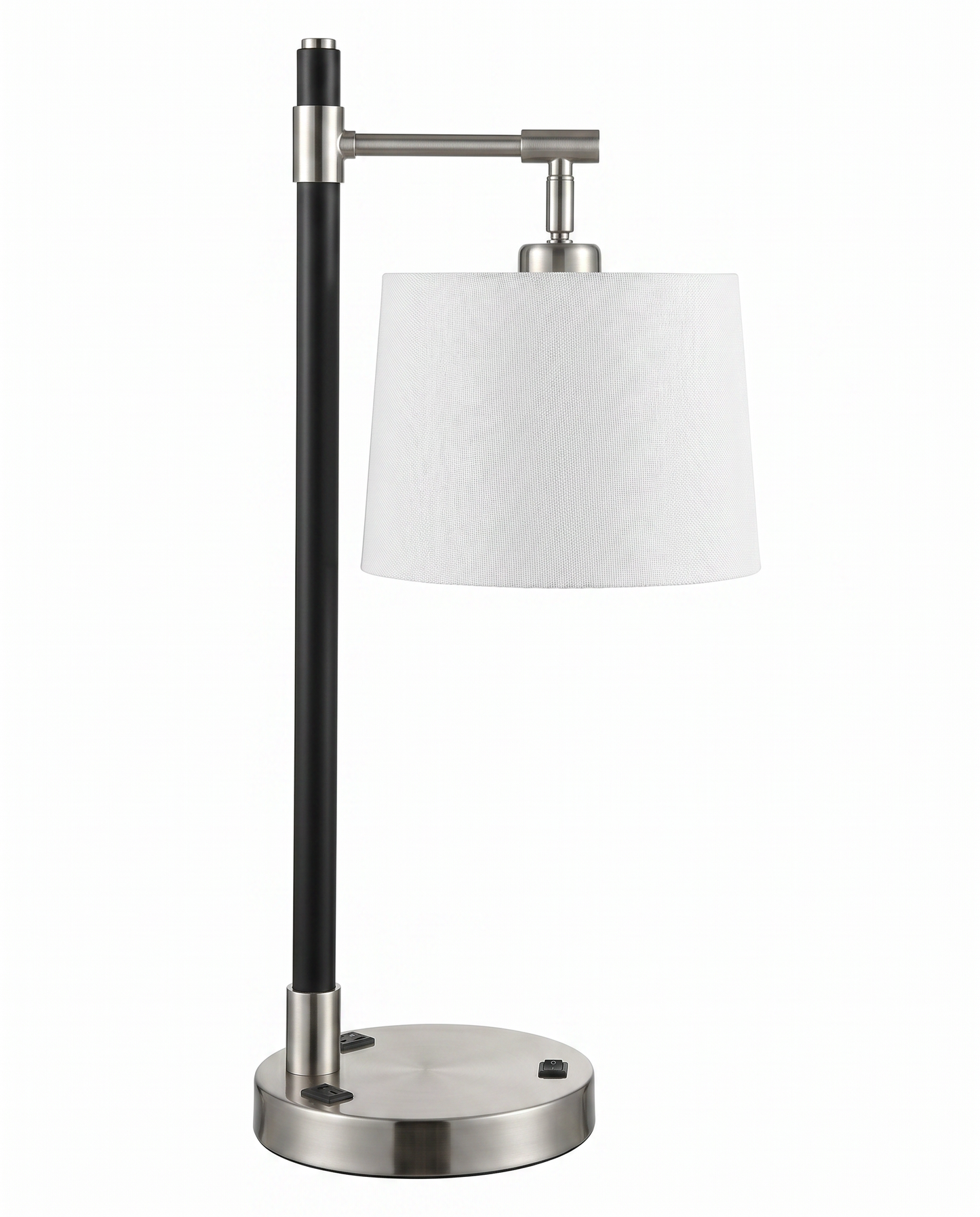 360 Colby Desk Lamp, Integrated USB & AC Power Outlets 22.5H