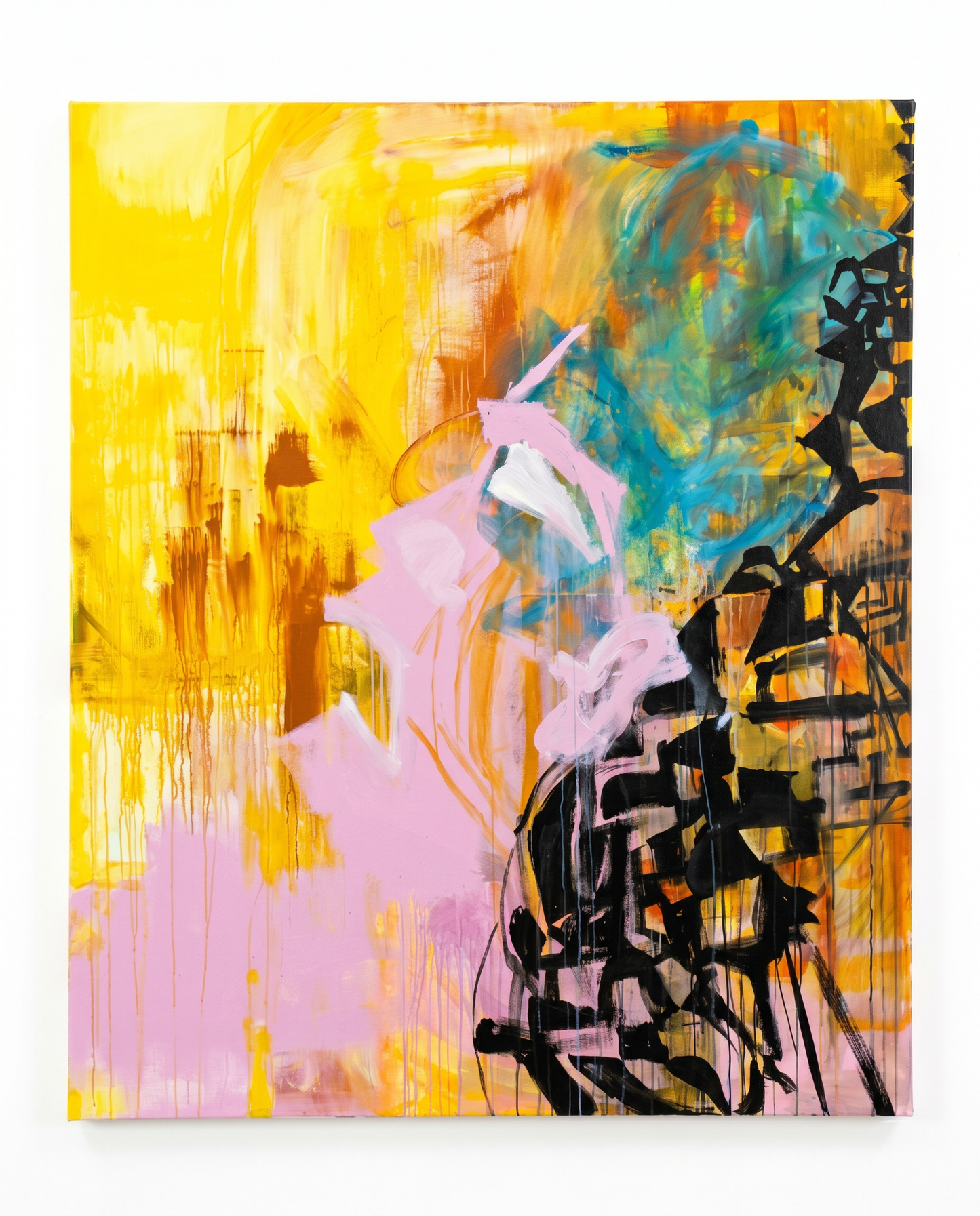 Abstract Acrylic on Canvas by Jamey Alexander Santos 2016