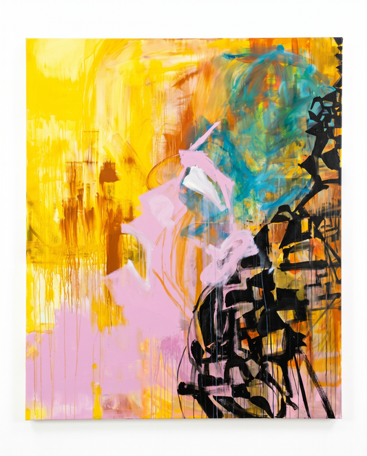 Abstract Acrylic on Canvas by Jamey Alexander Santos 2016