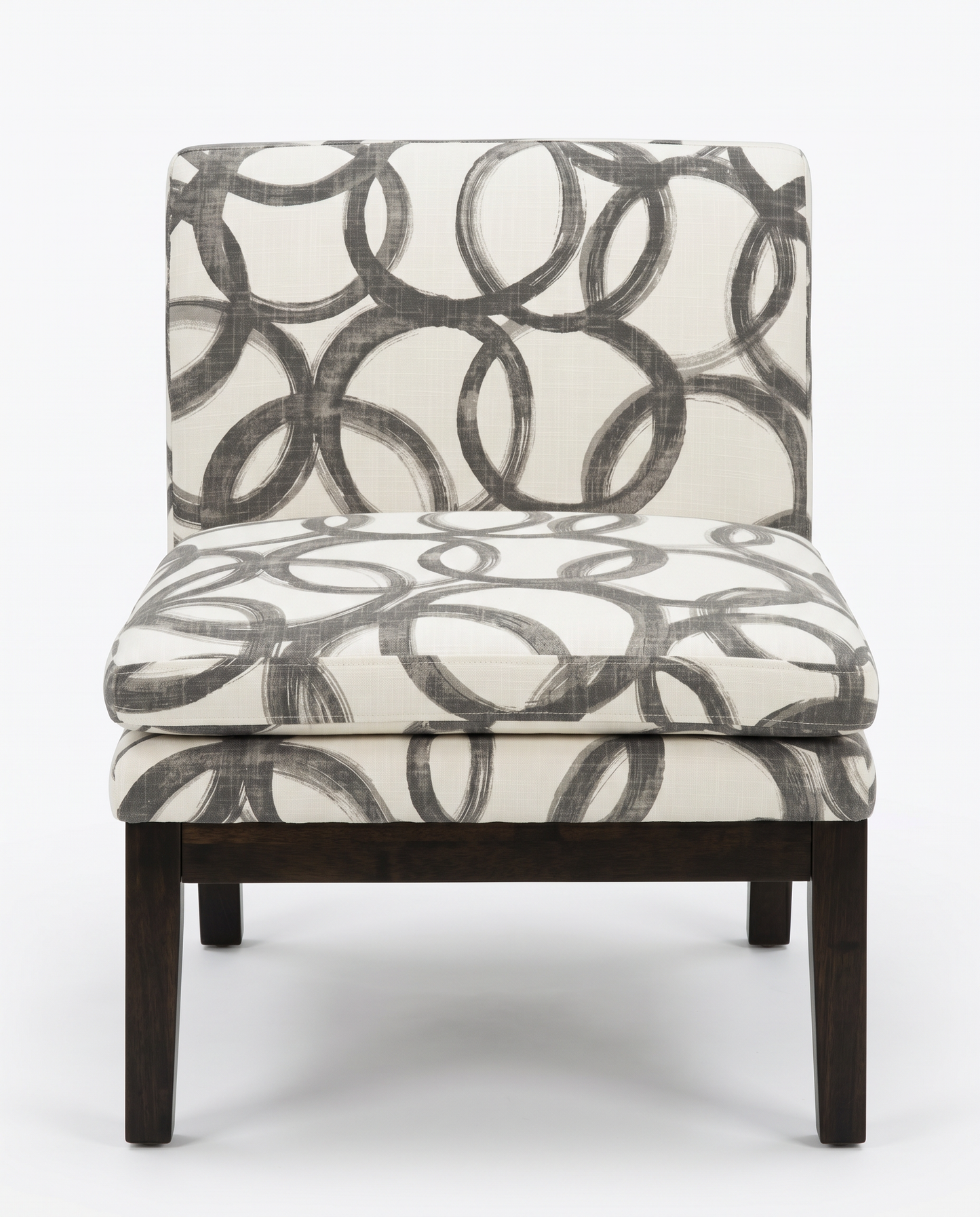 Armless Slipper Ocean Chair 26.5W 29.5D 29.5H