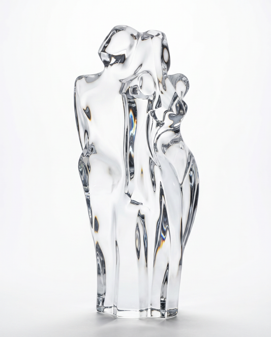 Baccarat Crystal "Lovers Embrace" 12.5"H