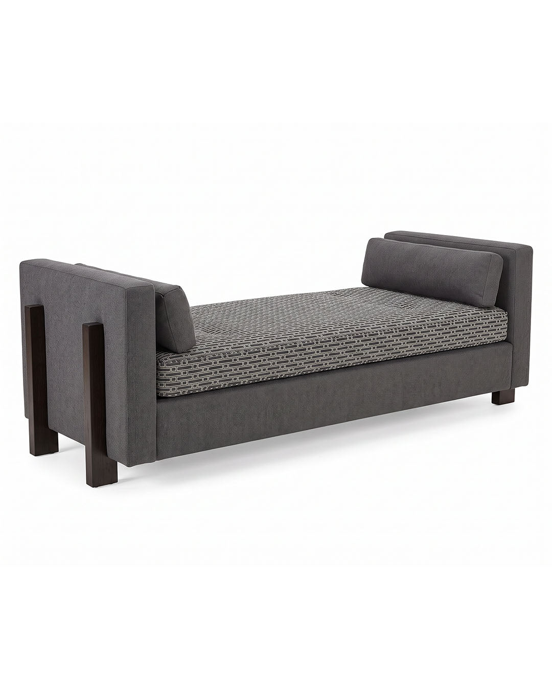 Baker Milling Road Porter Daybed, Distinctive Dark Wood Legs 84W 32D 28H