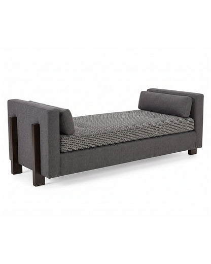 Baker Milling Road Porter Daybed, Distinctive Dark Wood Legs 84W 32D 28H