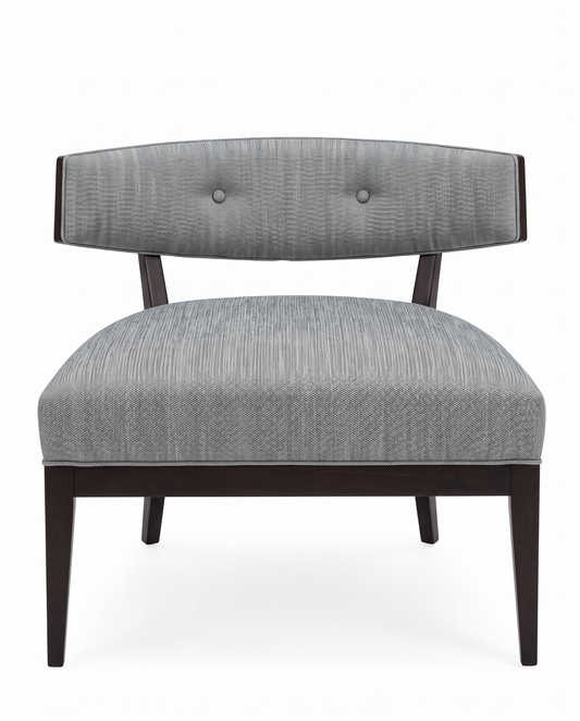 Bolier Crescent Lounge Chairs, Crescent Shapped Cantilever Backrest - PAIR