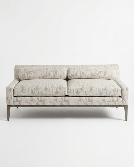 Elegant Upholstered Bench/Sofa 73W 31D 28.5H