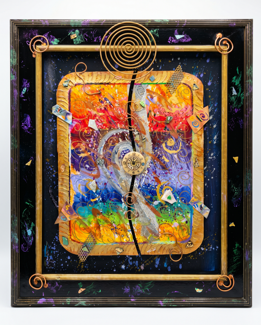 "Fire and Ice" by Justin Coppersmith 26.25W X 30.25H